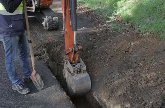 Speedpipe Rohrverband SRV-g tc offener Graben Bagger